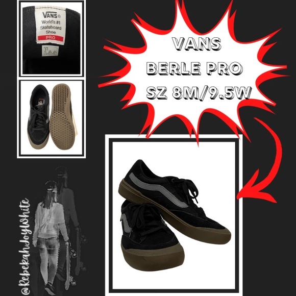 Vans Berle pro skate shoes men’s 8 women’ 9.5 - Picture 4 of 11